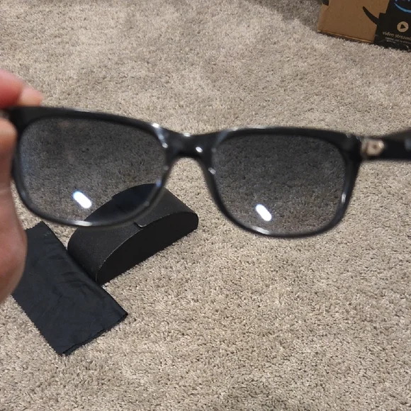 Ray-Ban Black Sunglasses with White Mickey Detail - Picture 5 of 7